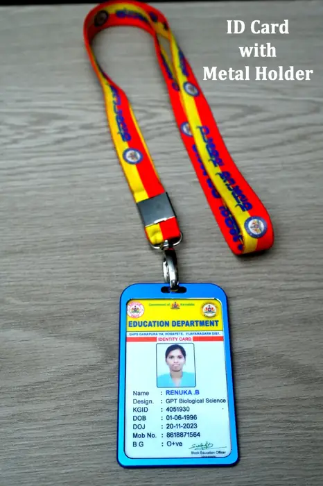 Metal clip ID card